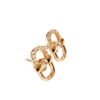 Aros eslabón pasante Plata Rosé