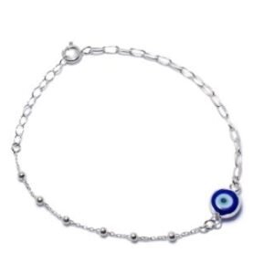 Pulsera ojito turco plata 925