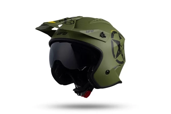 Casco Abierto Ufo Sheratan Verde