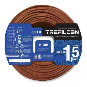 Cable Unipolar 1x1,5mm Normalizado Trefilcon X 100 Metros Color de la cubierta Marron