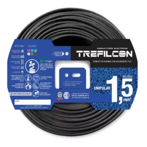Cable Unipolar 1x1,5mm Normalizado Trefilcon X 100 Metros Color de la cubierta Negro