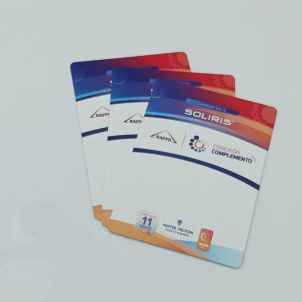 Tarjeta Ecocard 105x70mm 300 Micrones Impresa Doble Faz