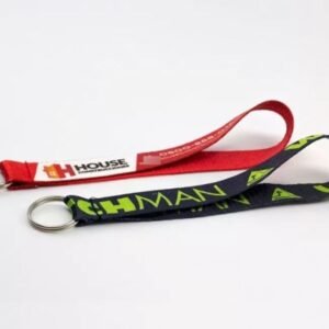Cinta Llavero 30cm Impresa Doble Faz c/Argolla sin fin 20mm