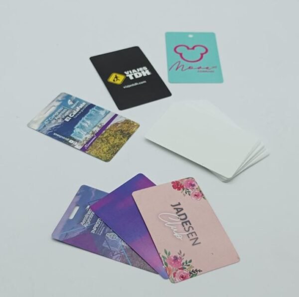 Tarjeta Ecocard 86x54mm 300 Micrones Impresa Doble Faz