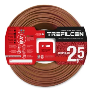 Cable Unipolar 1x2,5mm Normalizado Trefilcon X 100 Metros Color de la cubierta Marrón