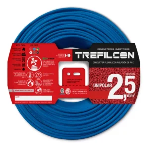 Cable Unipolar 1x2,5mm Normalizado Trefilcon X 100 Metros Color de la cubierta Celeste