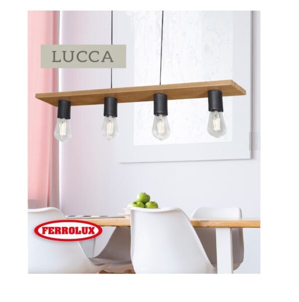 COLGANTE LUCCA E27 X4