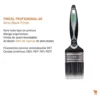 Pincel Black Finish 65mm Mango De Goma Linea Premium
