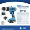 TALADRO ATORNILLADOR DE IMPACTO CON PERCUTOR 21 VCC - G12301AR