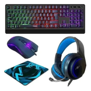 Kit gamer 4 en 1 noga nkb 405 teclado mouse auricular pad