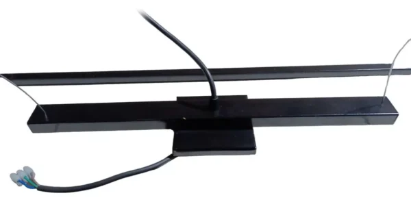 Lampara Hierro Colgante Negro 5 Luces Vintage Rectangular - Imagen 8