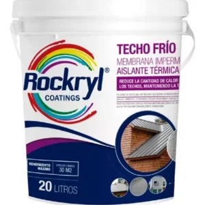 Membrana Impermeabizante Aislante Termico Rockryl 20 L
