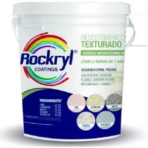 Revestimiento Plastico Rodillo Texturado Rockryl® 10 Litros