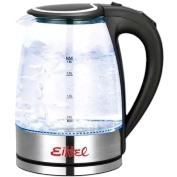 E-605-6 Pava Eléctrica Vidrio Templado con Corte Mate y Café