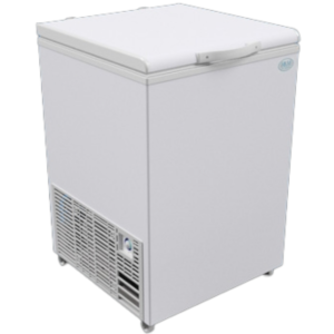Gabinete exterior en chapa de acero prepintado color blanco e interior en chapa galvanizada.