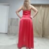 Vestido rojo cruzado
