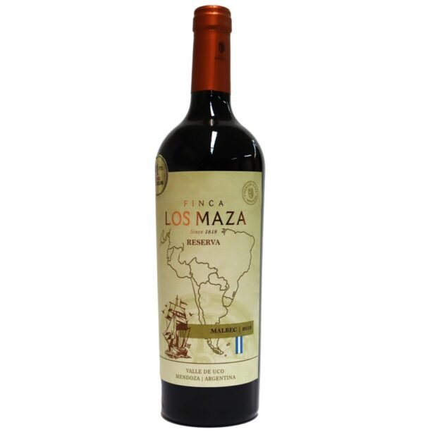 Vino Línea Mapa Finca Los Maza