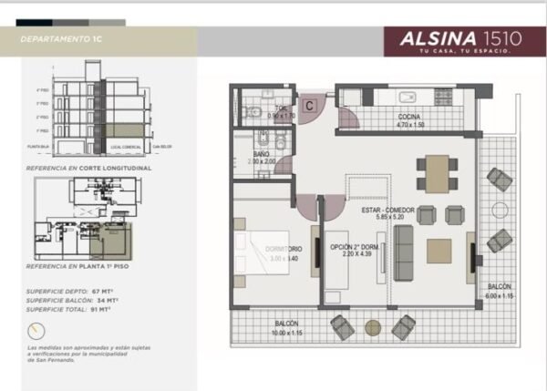 Alsina al 1500 - Departamento de 3 ambientes - Imagen 5