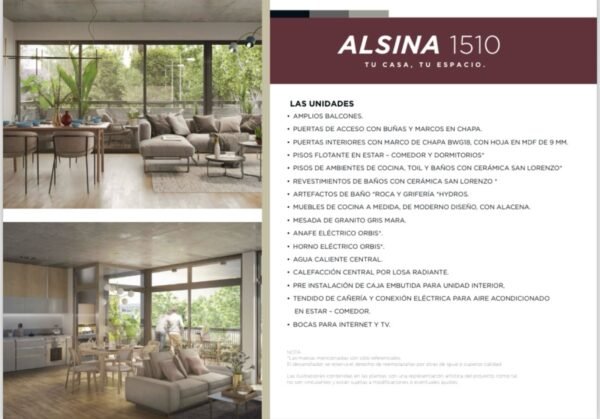Alsina al 1500 - Departamento de 3 ambientes - Imagen 4