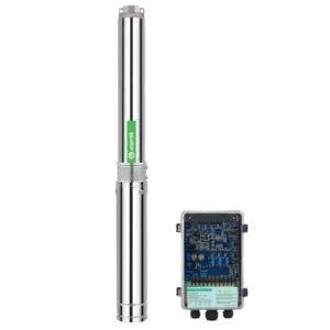 Diámetro 3″. Potencia: 210W. Tipo Impeller. Sistema independiente con tecnología MPPT. Ideal para ser instalado en lugares remotos ya que funciona de forma automática y autónoma e incluye sensor de nivel de pozo / de tanque. Estructura de acero inoxidable. Funcionan con y sin baterías.