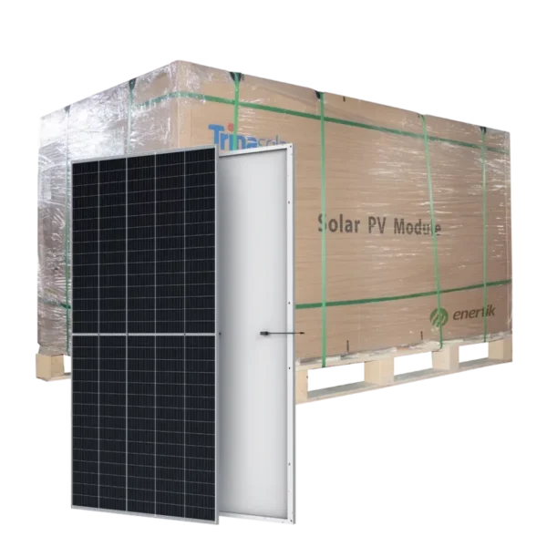 (Pallet de 31 unidades) Desempeño probado a campo (Excelente rendimiento en condiciones de poca luz en días nublados, mañanas y atardeceres). Alta confiabilidad gracias al estricto control de calidad. Certificado para soportar las más severas condiciones ambientales. 110 celdas. Voc: 37.9V / Isc: 18.52A