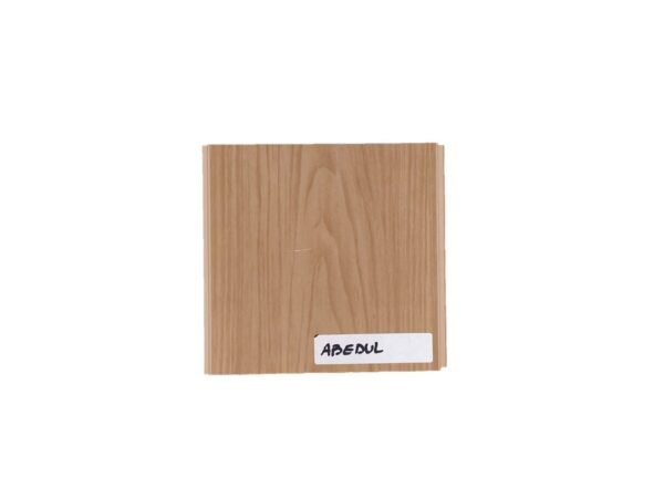 MACHIMBRE DE PVC 200MM ESP 10MM X 4 ,5 Y 6MTS COLOR ABEDUL