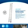 ESCALERA ALUMINIO EXTENSIBLE 2 X 12 - G212AR