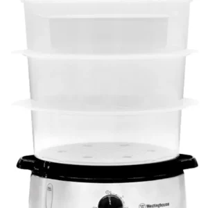 Vaporera eléctrica Westinghouse Home WH-FSP003 color blanco 220V 800W