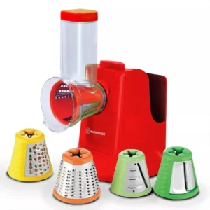 Rallador Eléctrico Cortador Vegetal Westinghouse Salad Maker Color Rojo