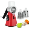 Rallador Manual De Verduras Rebanador Kanji Salad Maker Color Rojo