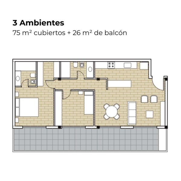 PREVENTA Departamentos en Pozo - Complejo “Don Joaquin” Benavidez - Imagen 8