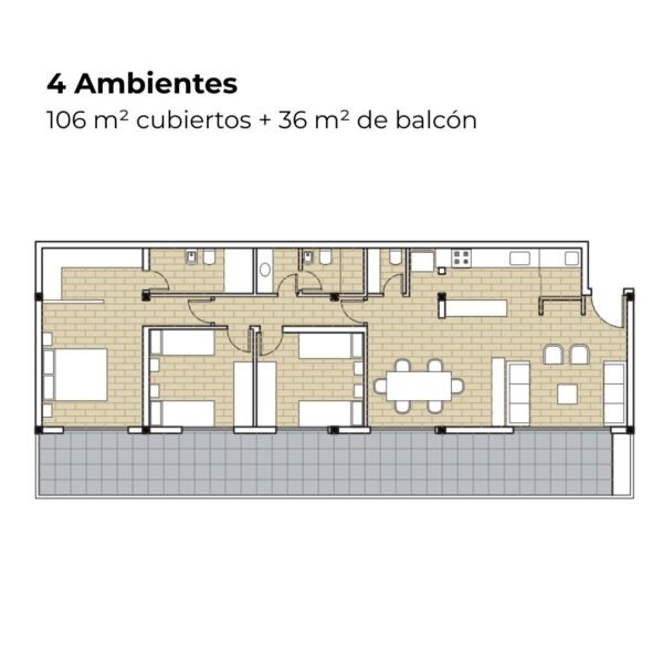 PREVENTA Departamentos en Pozo - Complejo “Don Joaquin” Benavidez - Imagen 9