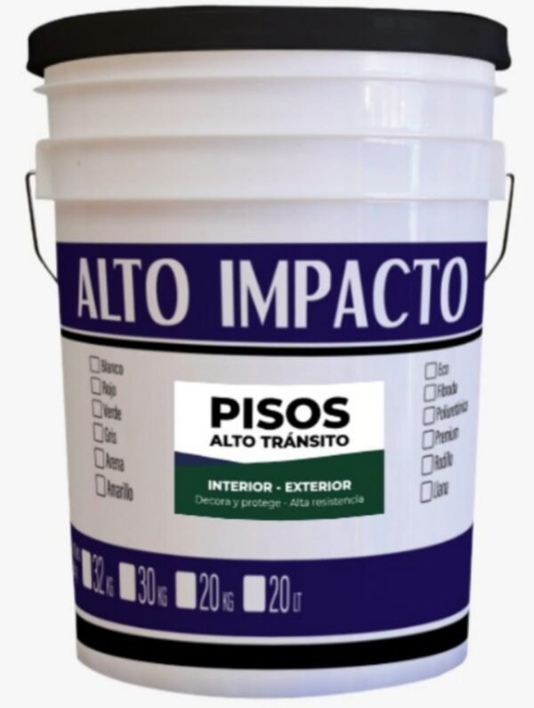 Pintura Para Pisos Alto Transito X 10 Lts Color Rojo Teja
