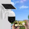Cámara de Vigilancia CARGA SOLAR 4G 360° Visión Nocturna Inalámbrica
