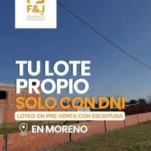 Lote en Moreno