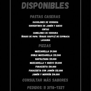 Pastas Caseras y Pizzas