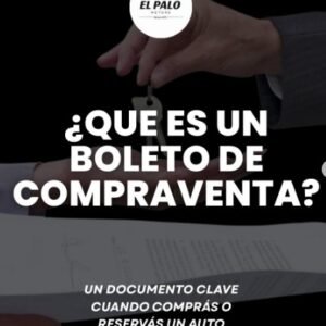 Qué es un boleto de compraventa?