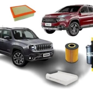 Kit X4 Filtros Wega Fiat Jeep Renegade / Toro Nafta