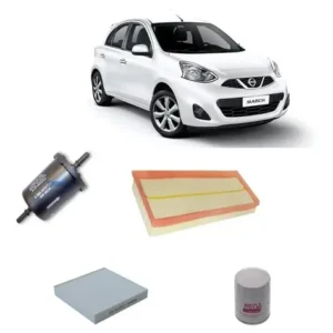 Kit Filtros Wega Nissan March Aire+aceite+combustible+cabina