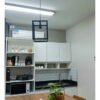 Lampara Hierro Colgante Negro 1 Luz Vintage Rectangular