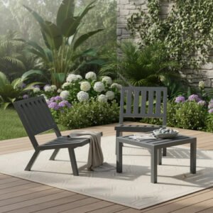 Juego Living Para Jardin 2 Sillones 1 Mesa