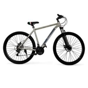 Bicicleta Mtb Fiat 500 R29 Aluminio 21v Shimano Gris con suspensión delantera