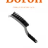Cepillo de acero con raspador marca Boron