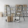 Escalera 2 en 1 con Carro Zorra Plegable de Aluminio Reforzado