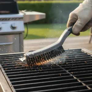 Cepillo de acero con raspador marca Boron