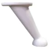 Pata de aluminio tipo bocha para sillon, mesita, mesita de luz