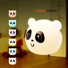 Lámpara infantil Panda Palmaditas de Silicona cambia Colores