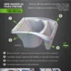 Bandeja de mano 4" para pinceles marca Boron