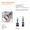 Pincel Profesional Serie Black Finish Marca Boron
