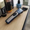 Corta Pelo Barba Htc At228 Profesional Inalámbrica Trimmer Color Azul